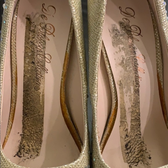 Pump Crystal Bling Rhineston Stilett Platform Heel - Picture 7 of 14